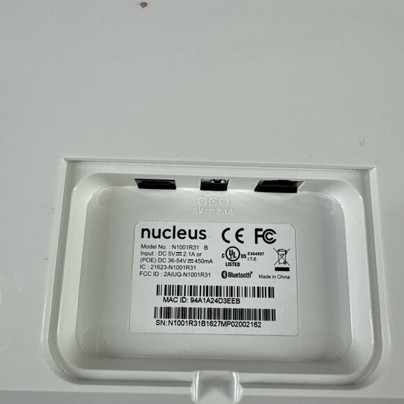 Nucleus Intercom Amazon Alexa Model N1001R31B Unit Only - Picture 7 of 7